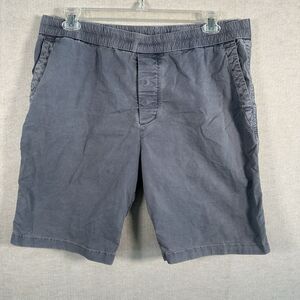 James Perse Standard Shorts Mens Size 4 Cotton Snap Gray Canvas